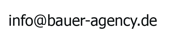 E-Mail Adresse BauerAgency